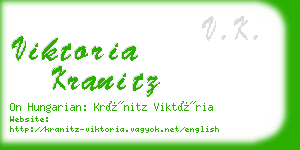 viktoria kranitz business card